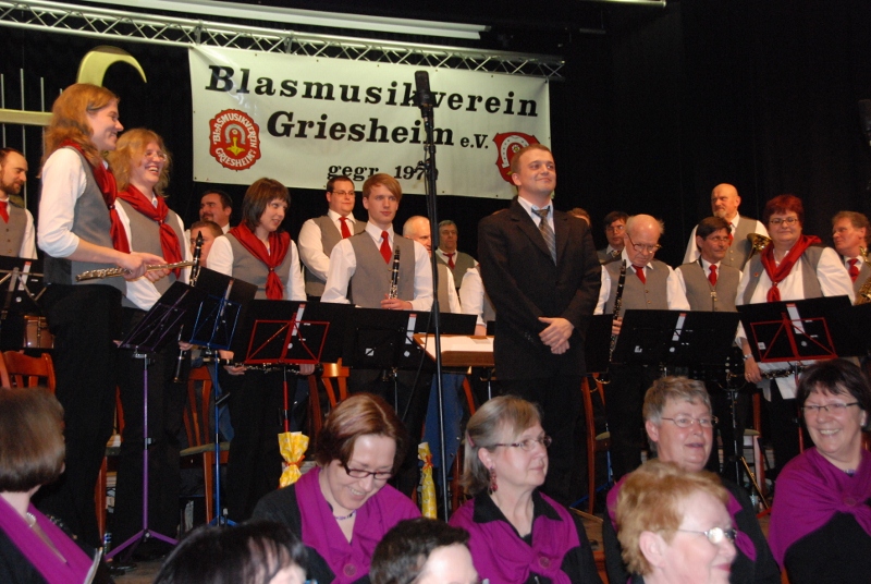 20.03.2010: Blech trifft Stimme - 3. Konzert mit dem Blasmusikverein